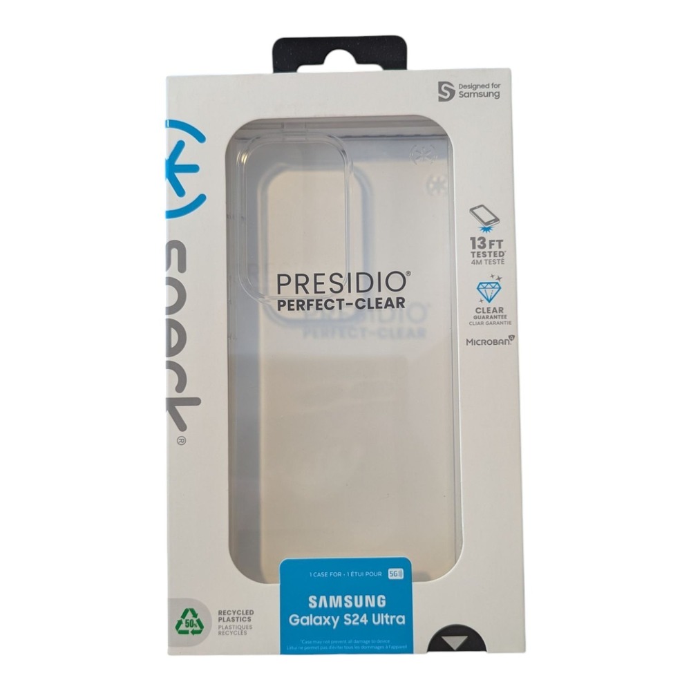 D4. Speck Presidio Perfect Clear Samsung Galaxy S24 Ultra - Clear